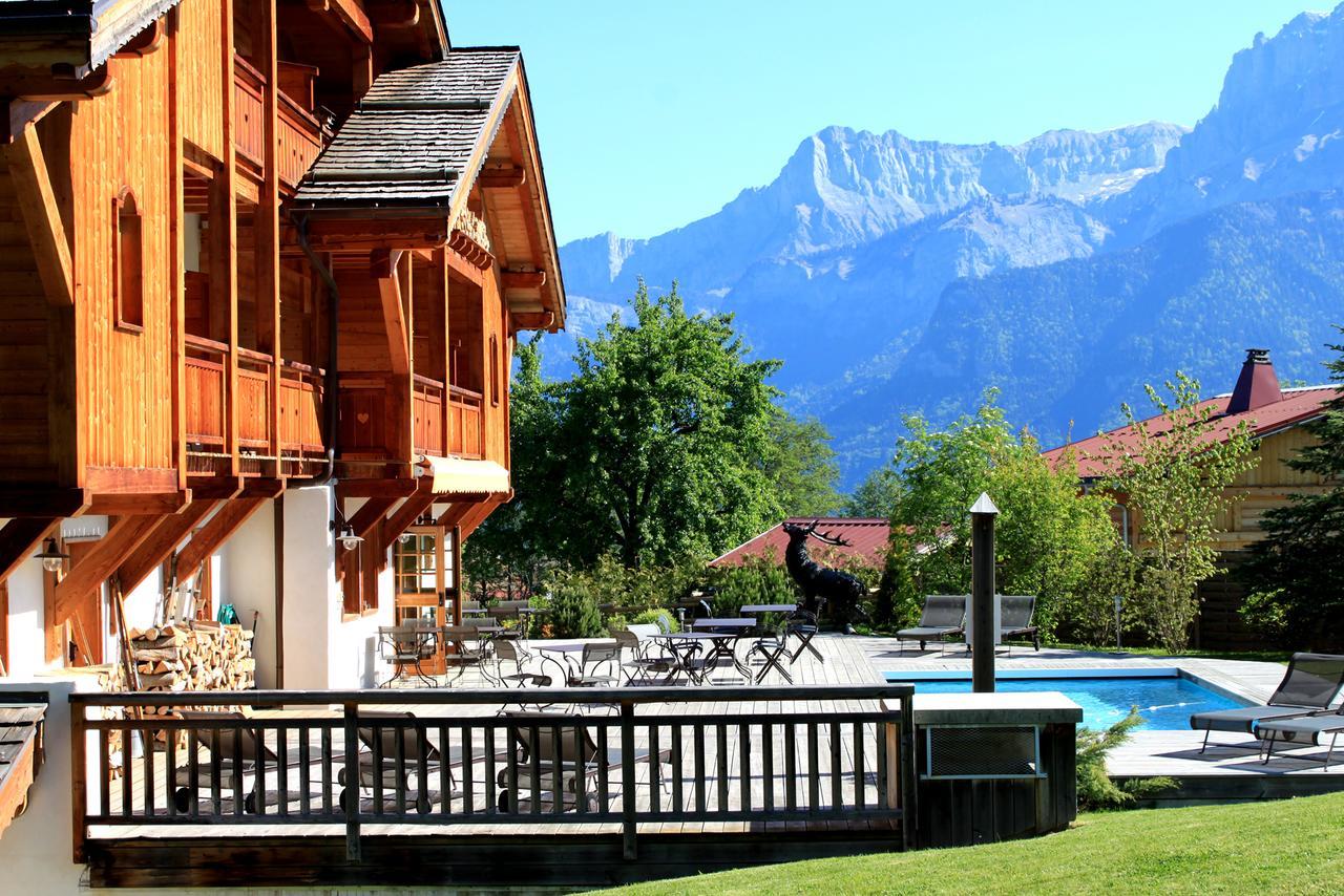 Le Cerf Amoureux Chalet Prive & Spa سالونش المظهر الخارجي الصورة
